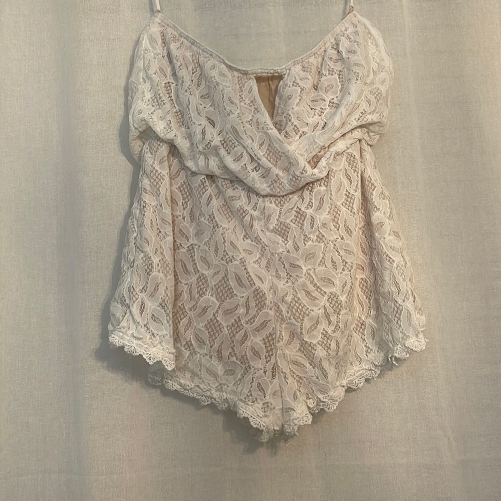 Free People Laced Romper